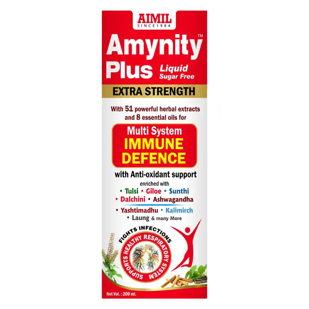 Aimil Amynity Plus Syrup Sugar Free (200ml)