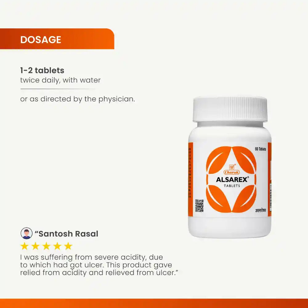 Charak Alsarex Tablets (60Tab)