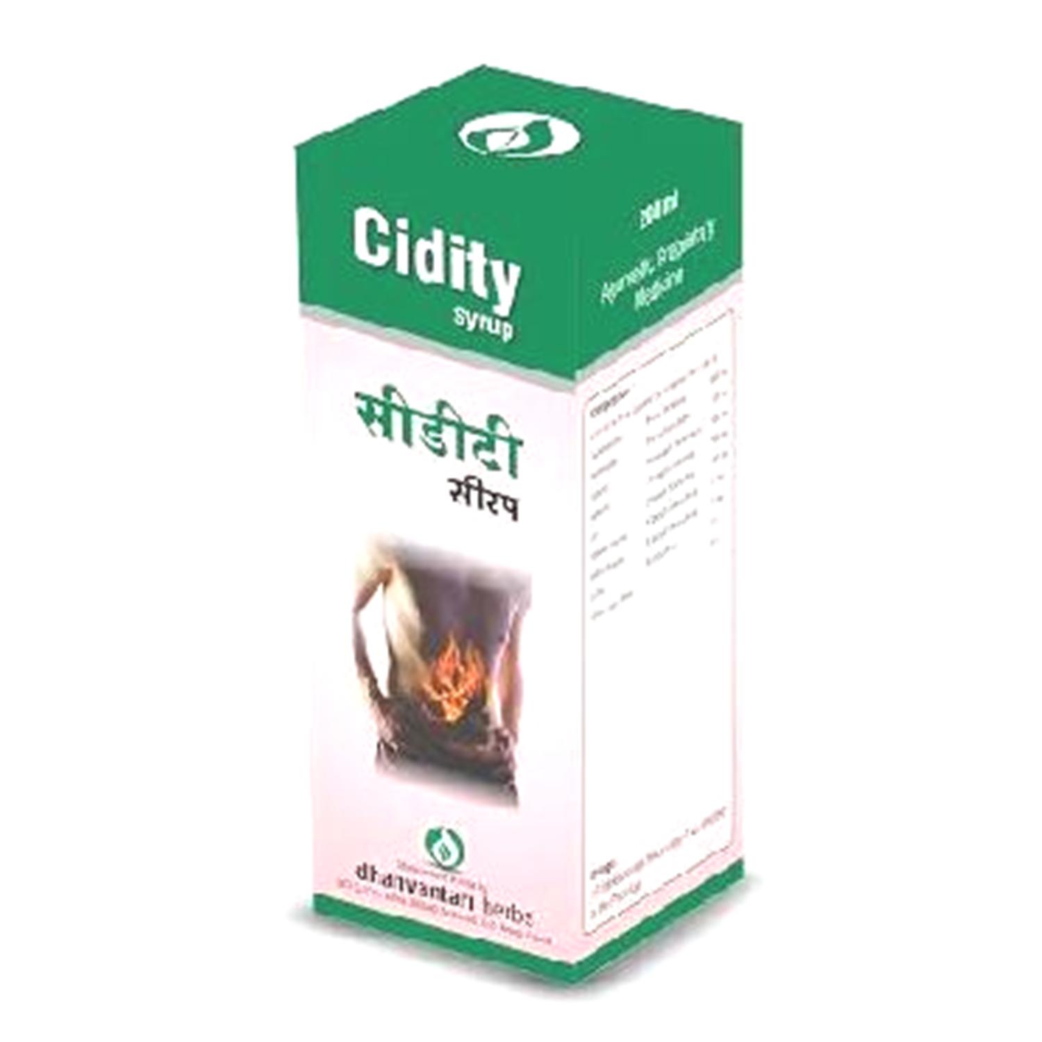 Dhanvantari Guj.Herb Cidity Syrup (200ml)