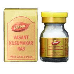 Dabur Vasant Kusumakar Ras with Gold & Pearl (10Tab)