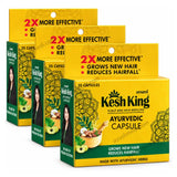 Kesh King Capsules (30Caps) combo of 3 packs