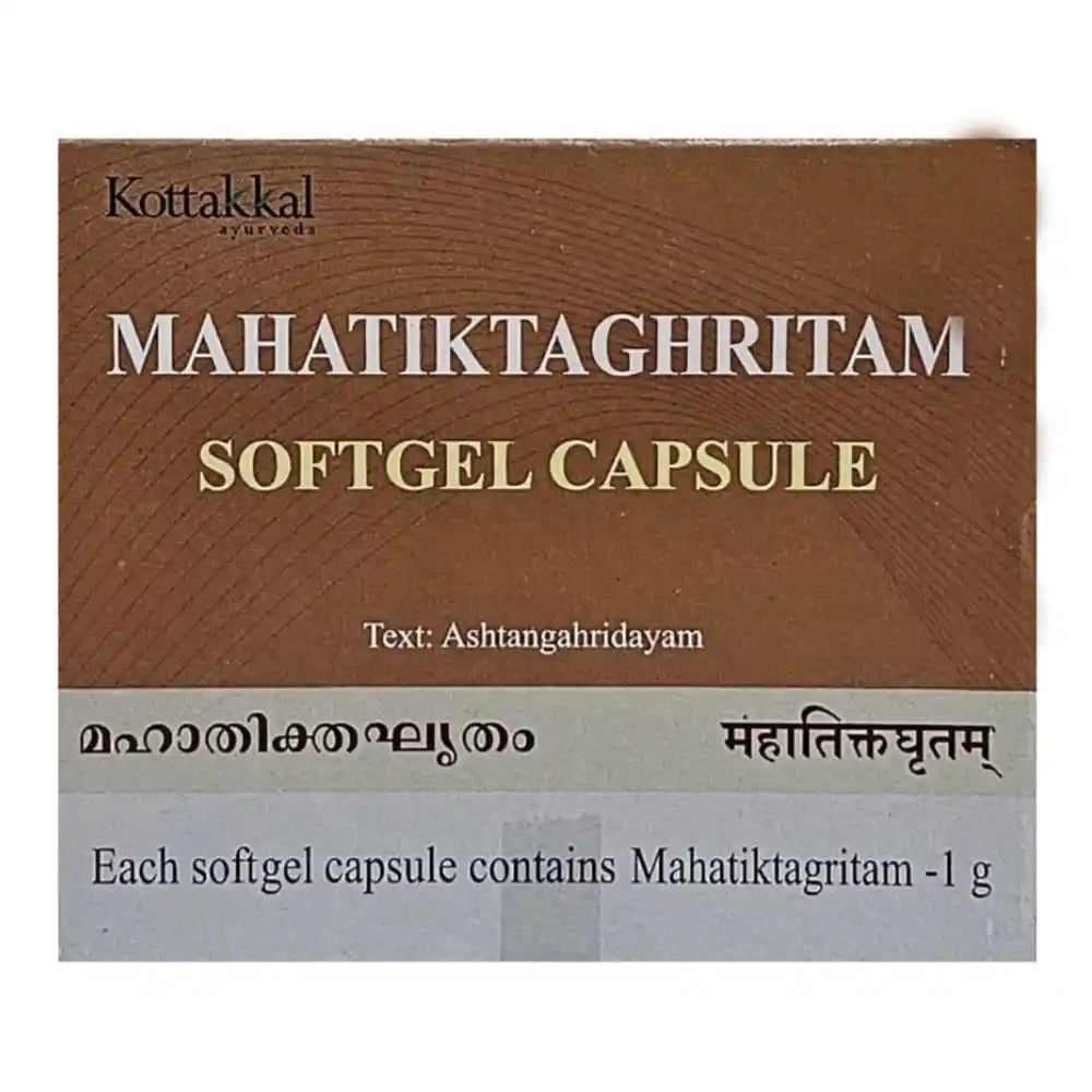 Kottakkal Mahatiktakaghritam Soft Gel Capsule