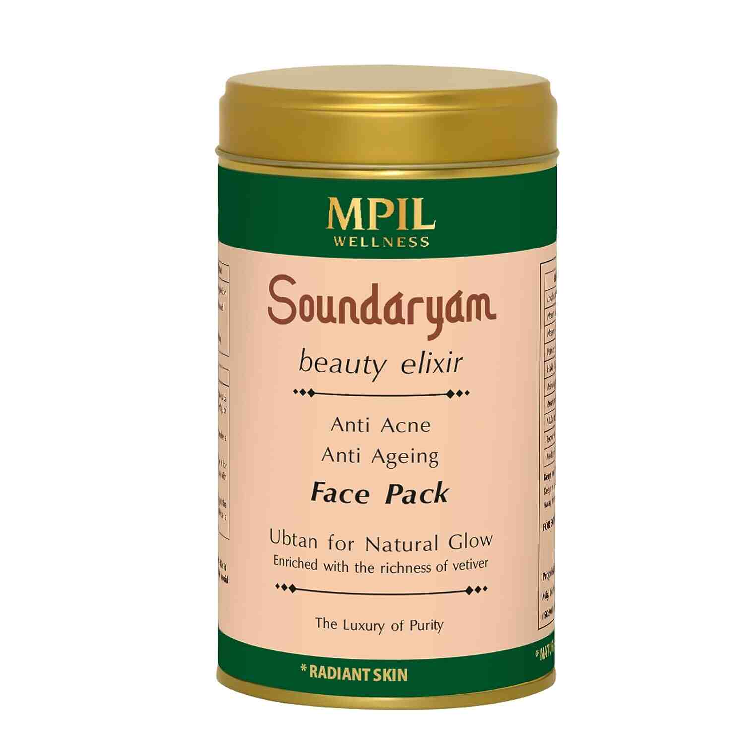 Mpil Soundaryam Face Pack - Ubtan for Natural Glow (100Gm)