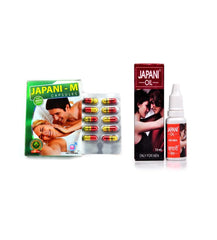 Japani M Capsules & Japani oil Combo (30Capsules + 2 oil)