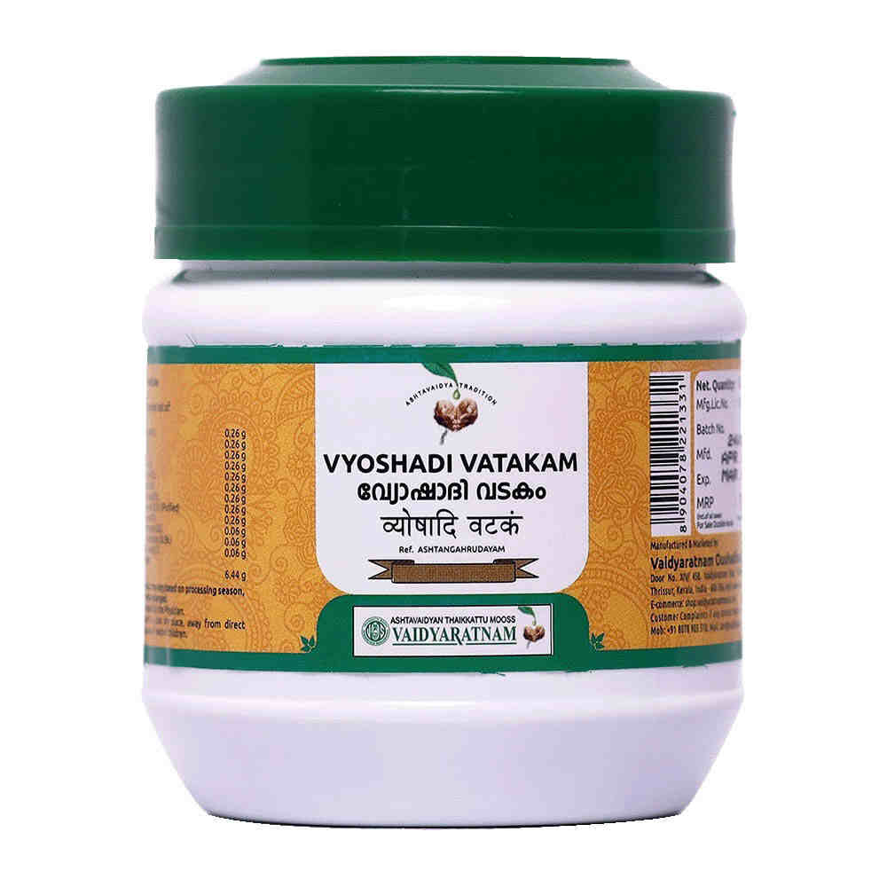 Vaidyaratnam Vyoshadi Vatakam