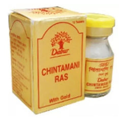 Dabur Chintamani Ras (10Tab) with Gold combo of 3 packs