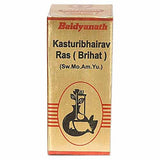 Baidyanath Kasturi Bhairava Ras (5Tab)