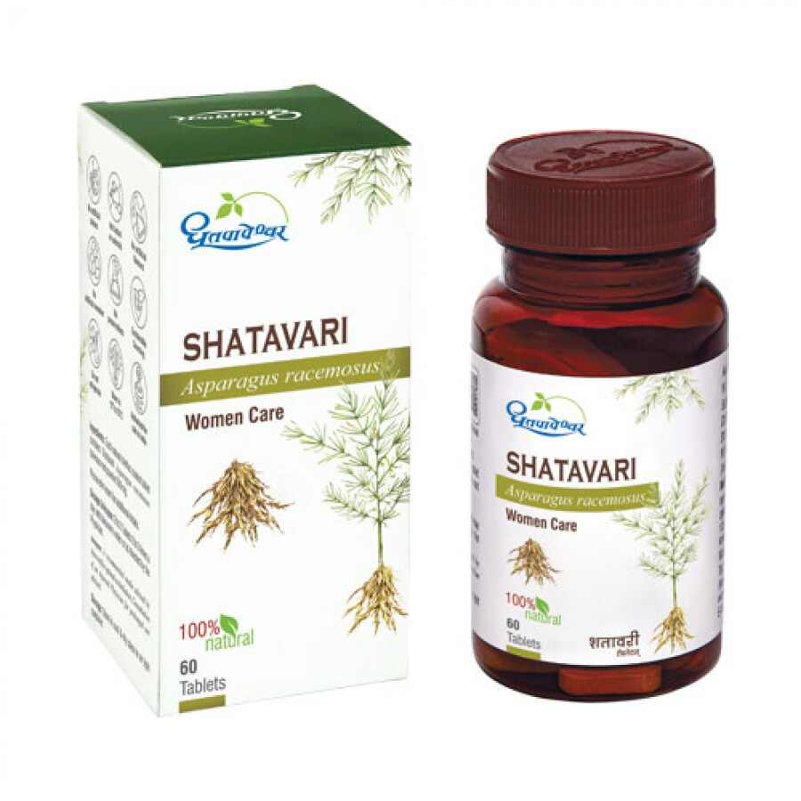 Dhootapapeshwar Shatavari Tablets (60Tab)