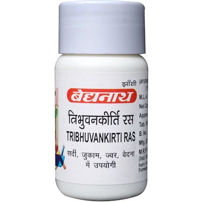 Baidyanath Tribhuvankirti Ras (40Tab)