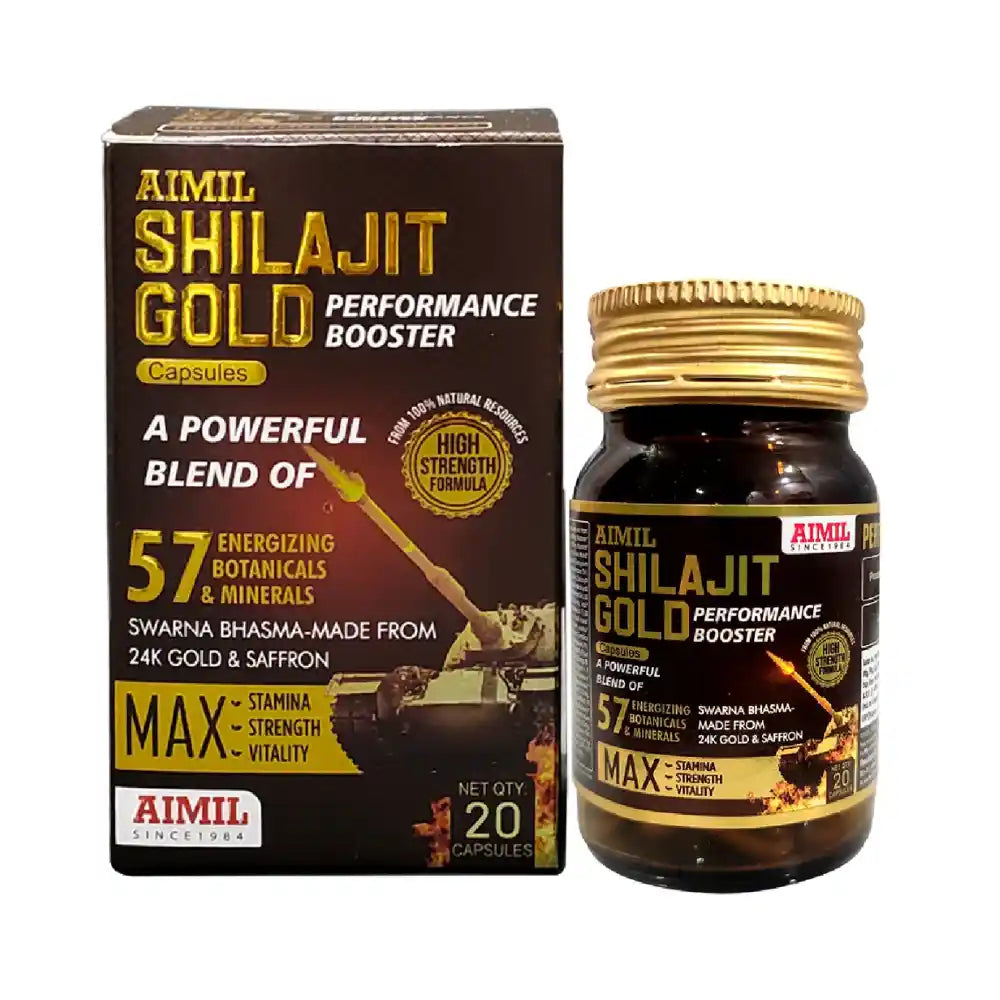 Aimil Shilajit Gold Capsules