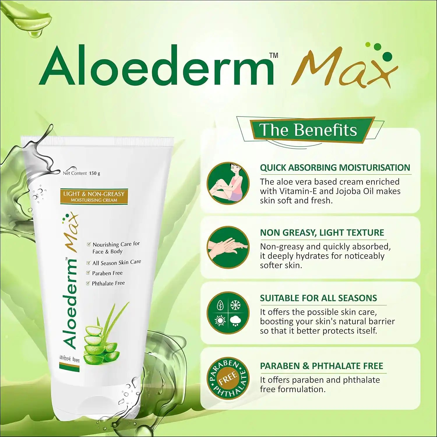 Aloederm Max Moisturising Cream