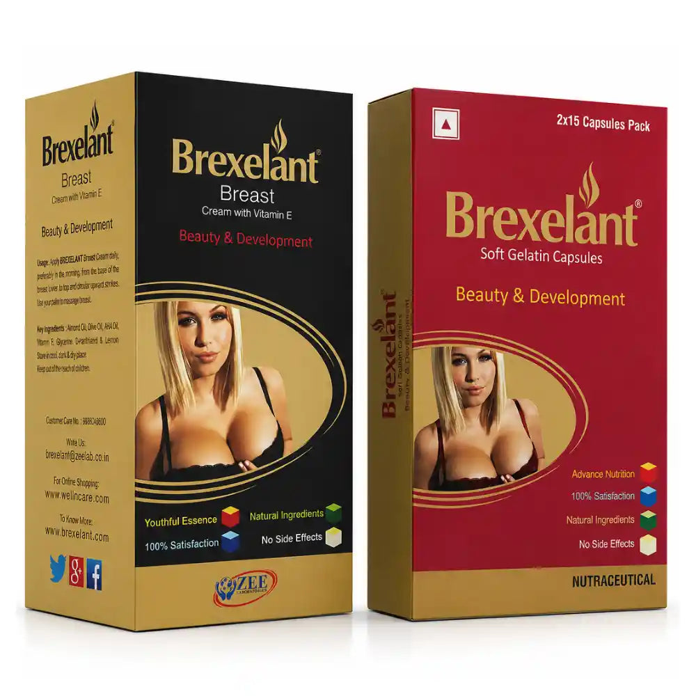 Brexelant Soft Gelatin Capsules Cream Combo Pack