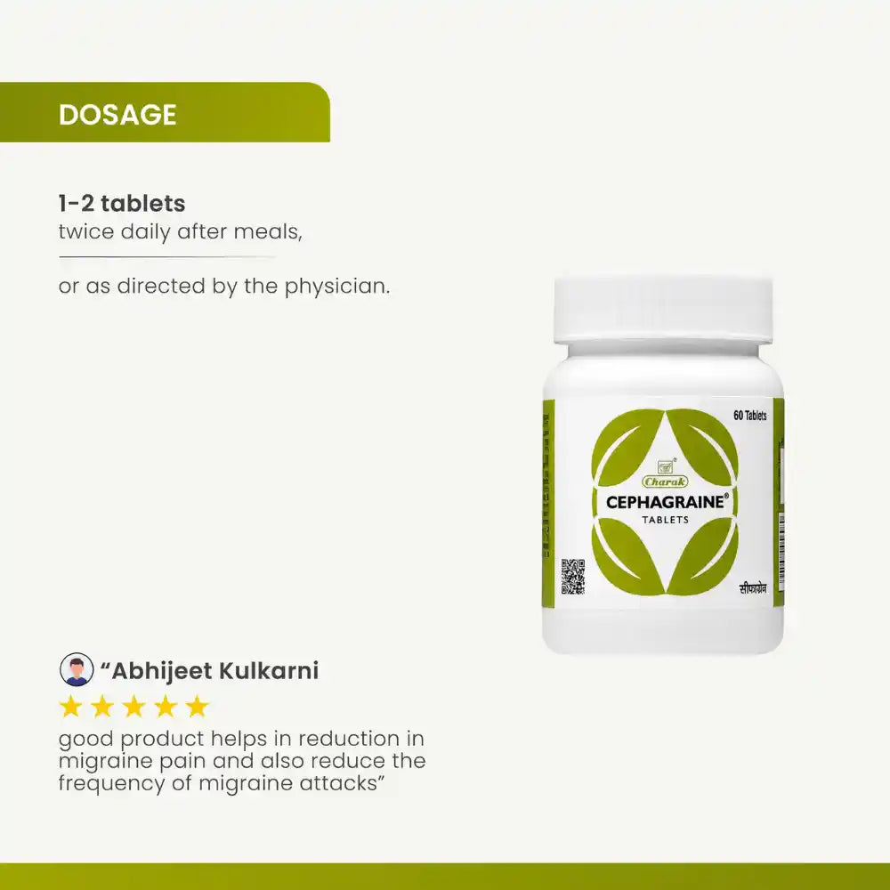 Charak Cephagraine Tablets