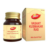 Dabur Vasant Kusumakar Ras with Gold & Pearl (100Tab)