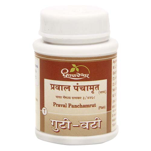 Dhootapapeshwar Praval Panchamrut Plain (10gm)