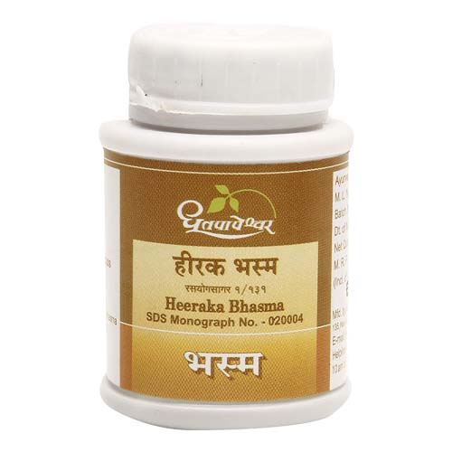 Dhootapapeshwar Heerak Bhasma 100mg
