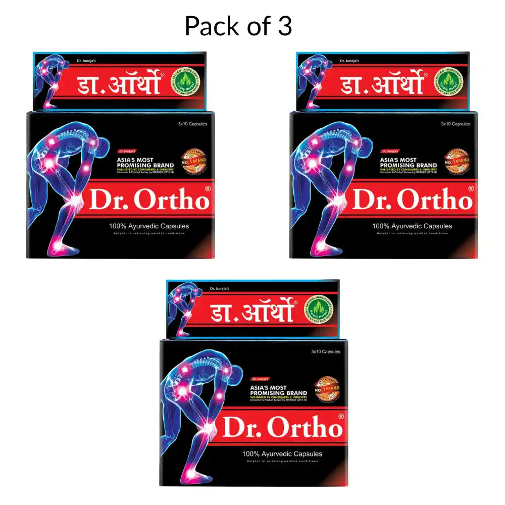 Dr. Ortho Ayurvedic Capsules (30caps) combo of 3 packs