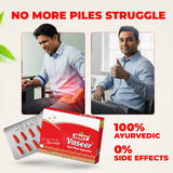 Advertisement for Jolly Vaseer capsules with a man showing relief and a box of the product.