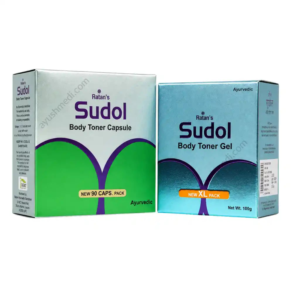 Ratan Sudol Body Toner – Combo Pack (Gel 100gm + 90 Capsules)