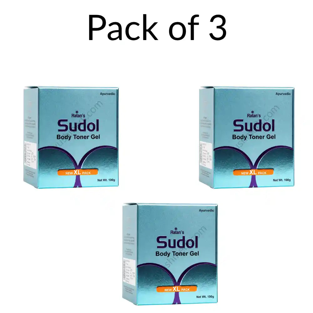 Ratan Sudol Body Toner Gel (100gm) Combo Pack of 3
