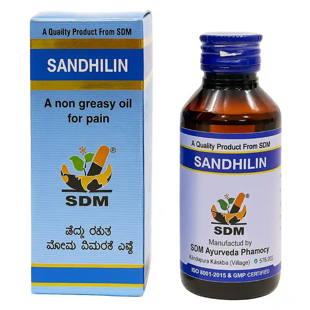 SDM Sandhilin | Non greasy Pain Relief Oil (60ml)
