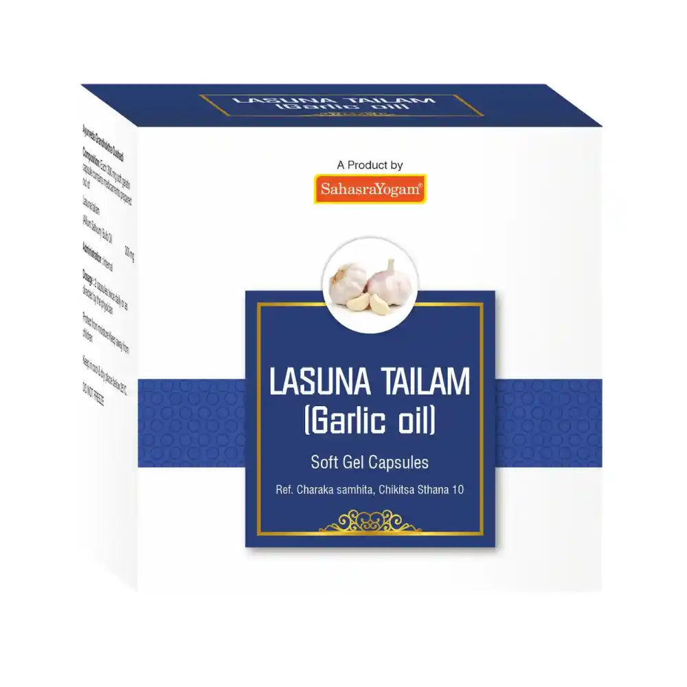Sahasrayogam Lasuna Tailam (Garlic Oil) (100Caps)