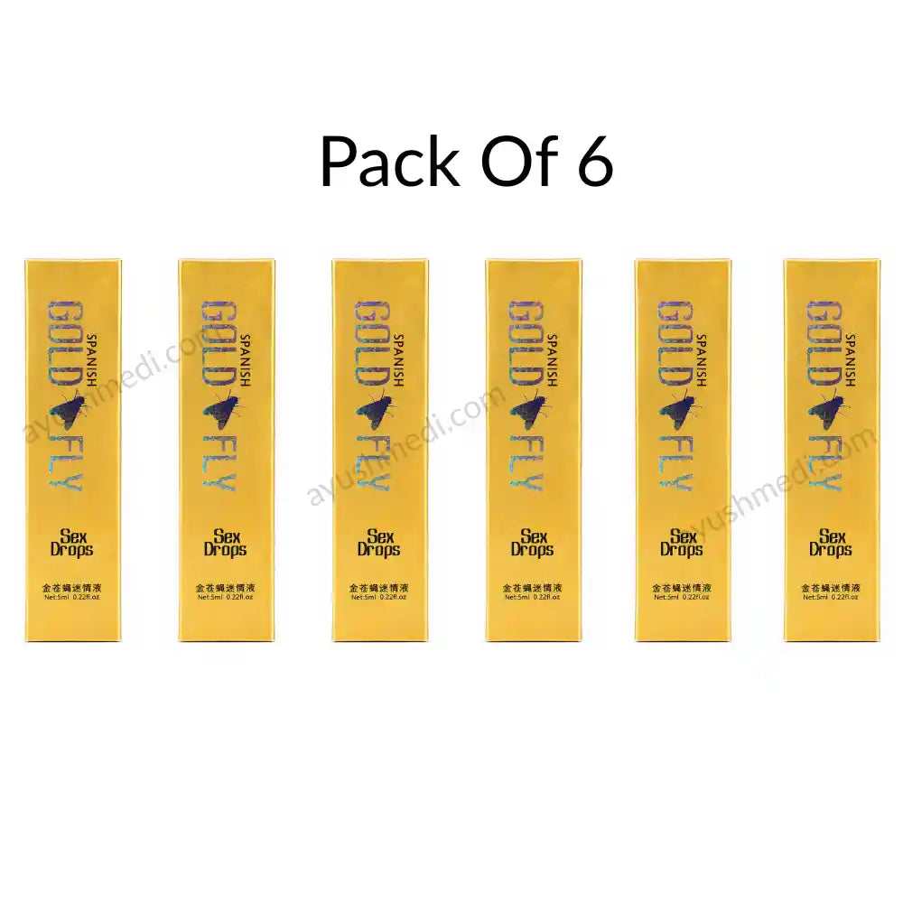 Spanish Gold Fly Drop for Women (Pack Of 6)