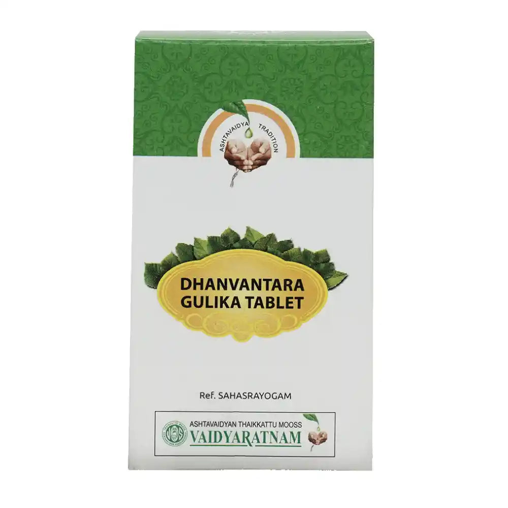 Vaidyaratnam Dhanvantara Gulika Tablet