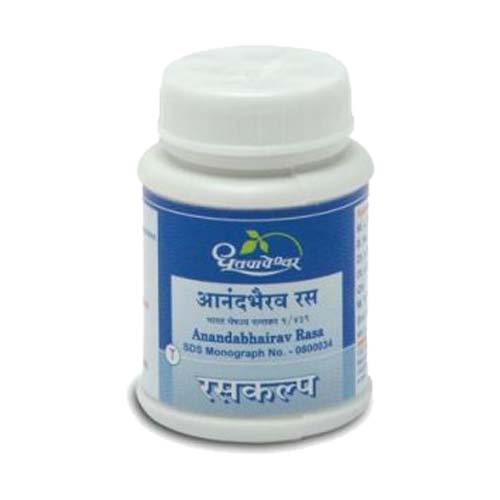 Dhootapapeshwar Anandabhairav Rasa 40tab