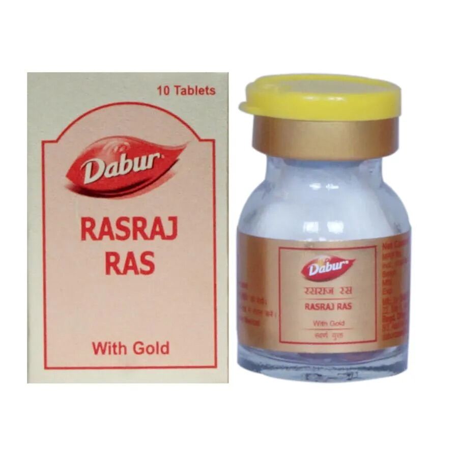 Dabur Rasraj Ras with Gold (10Tabs)