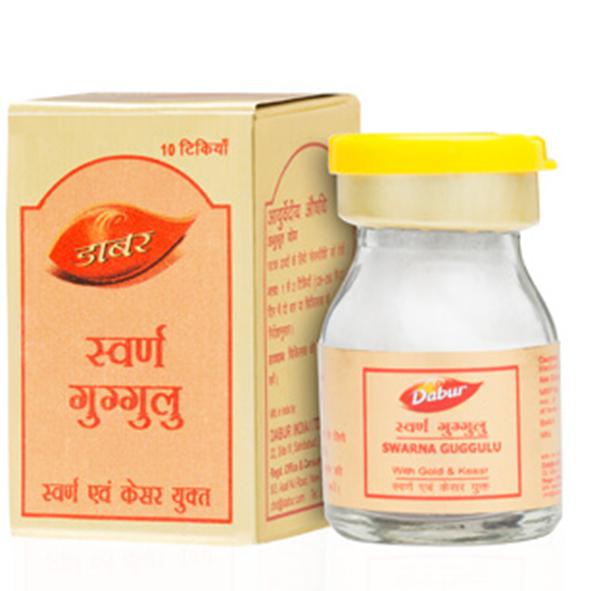 Dabur Swarna Guggulu (10Tablet) combo of 3 packs