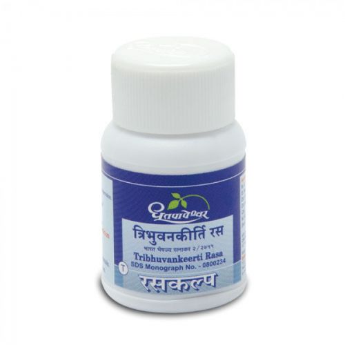 Dhootapapeshwar Tribhuvankeerti Rasa (50tabs)