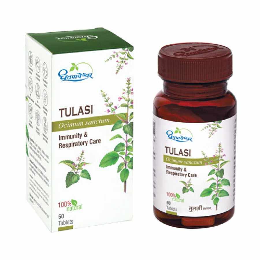 Dhootapapeshwar Tulasi Tablets (60Tab)
