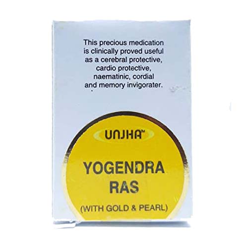 Unjha Yogendra Ras with Gold & Pearl (10 Tab)