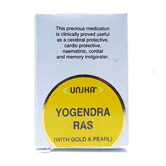 Unjha Yogendra Ras with Gold & Pearl (10 Tab)