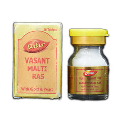 Dabur Vasant Malti Ras With Gold (30Tab)